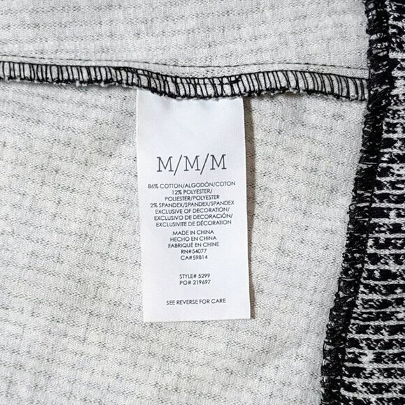 Cabi The Times Jacket Black White Tweed Open Front Cardigan Coat Women’s Medium - Picture 5 of 9